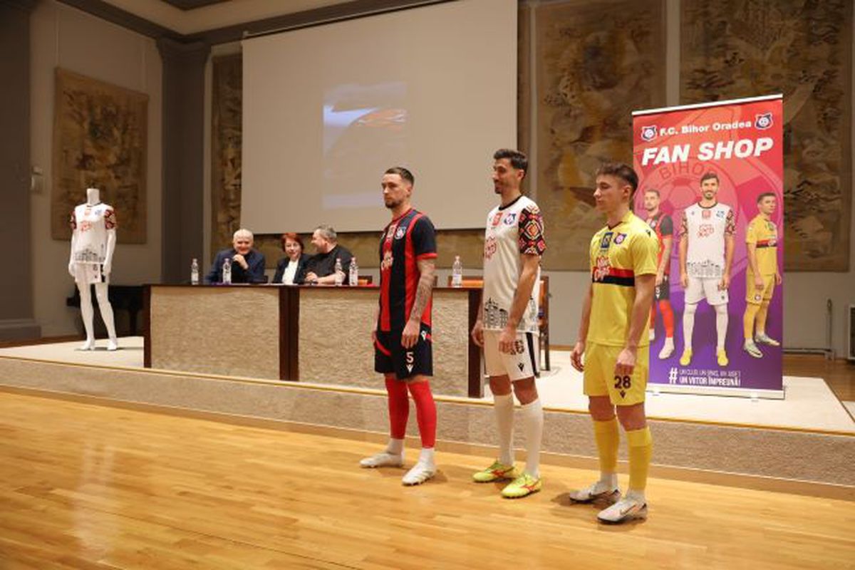 Echipament unic pentru divizionara secundă FC Bihor