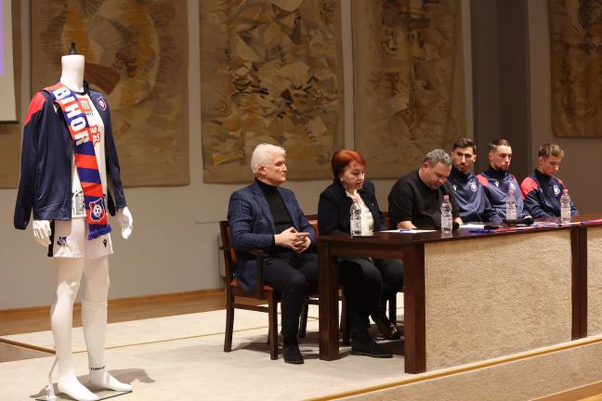 Echipament unic pentru divizionara secundă FC Bihor