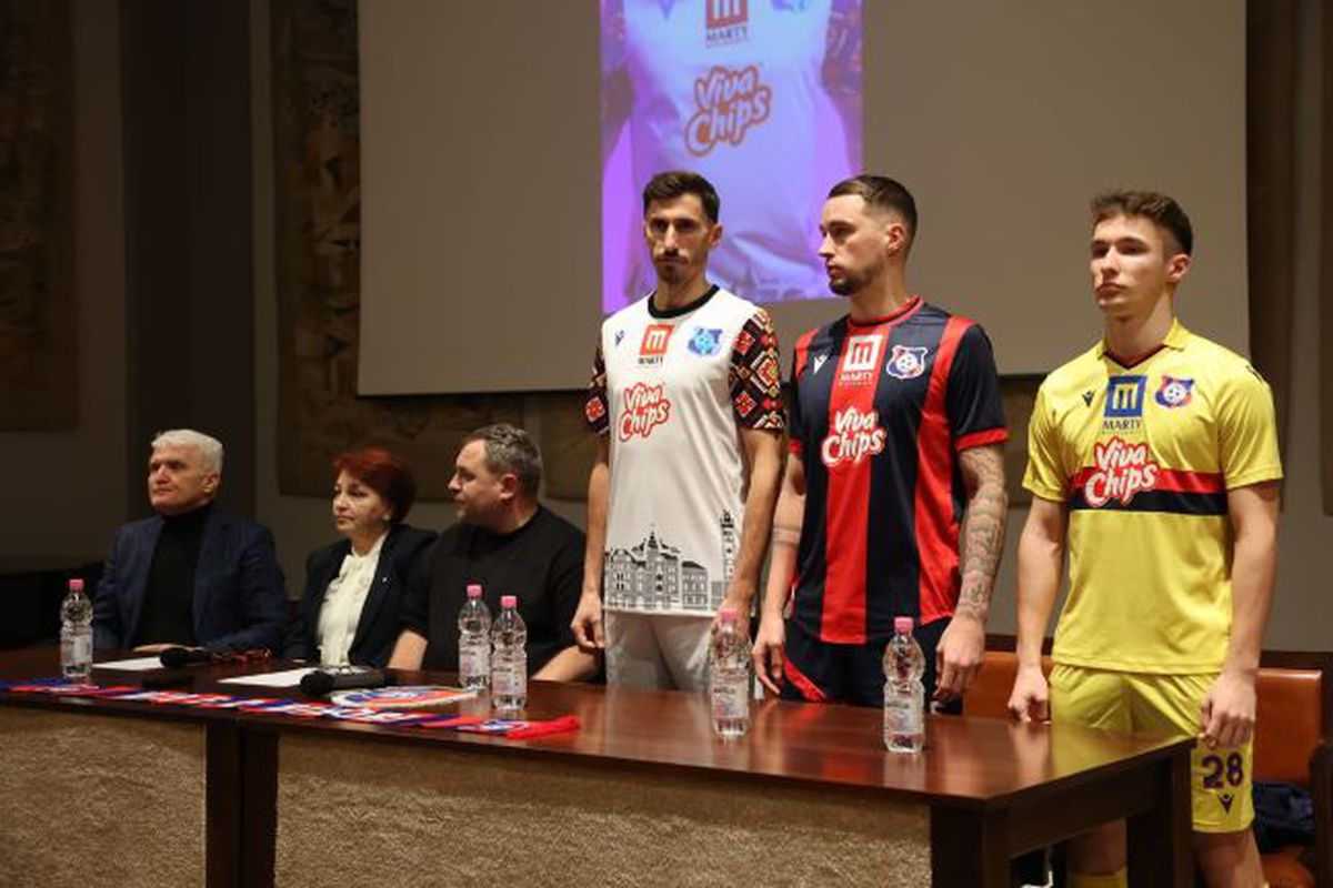 Echipament unic pentru divizionara secundă FC Bihor