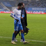 Ștefan Baiaram, accidentat în Craiova - Botoșani/ foto: Andrei Furnigă (GSP)