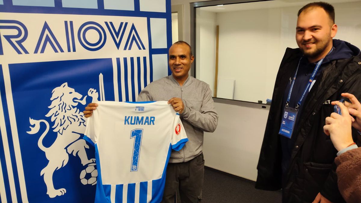 Vipan Kumar, la Universitatea Craiova - FC Botoșani
