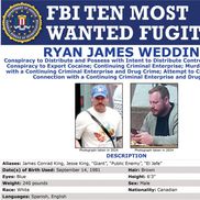 Ryan Wedding a fost arestat de FBI/ FOTO: FBI