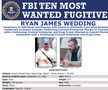 Ryan Wedding a fost arestat de FBI/ FOTO: FBI