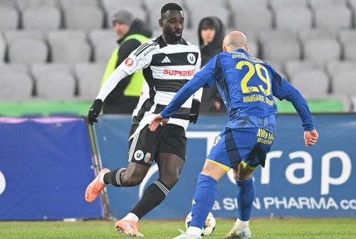 Macalou, în U Cluj - Slobozia/ foto: sportpictures.eu
