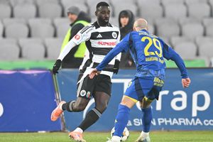 U Cluj - Unirea Slobozia, în etapa 23 din Superliga. Albu, primul șut pe poartă al oaspeților