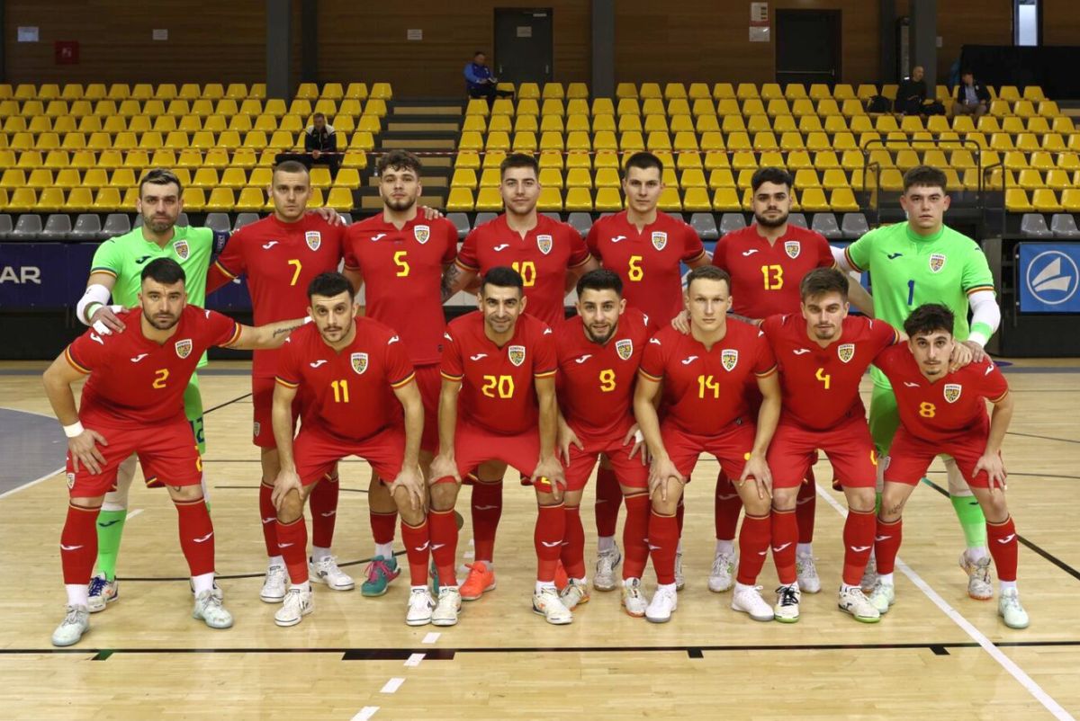 România - Groenlanda la futsal: imagini din sală