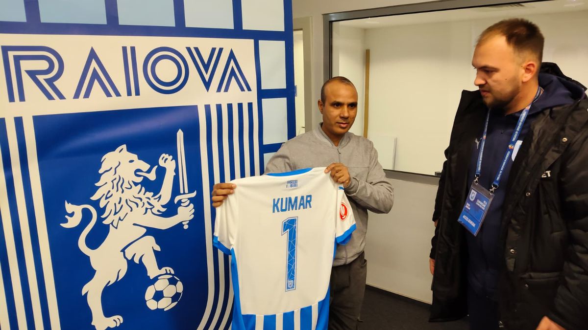 Vipan Kumar, la Universitatea Craiova - FC Botoșani