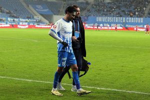 Emoții pentru Craiova: Ștefan Baiaram a ieșit accidentat