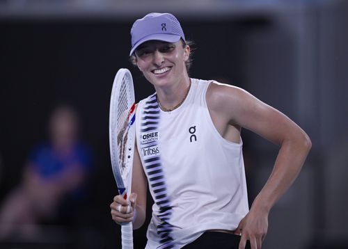 Iga Swiatek la finalul partidei cu Anna Kalinskaya FOTO Imago Images