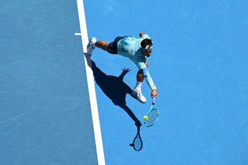 Lorenzo Musetti în acțiune la Melbourne FTO Guliver/GettyImgaes