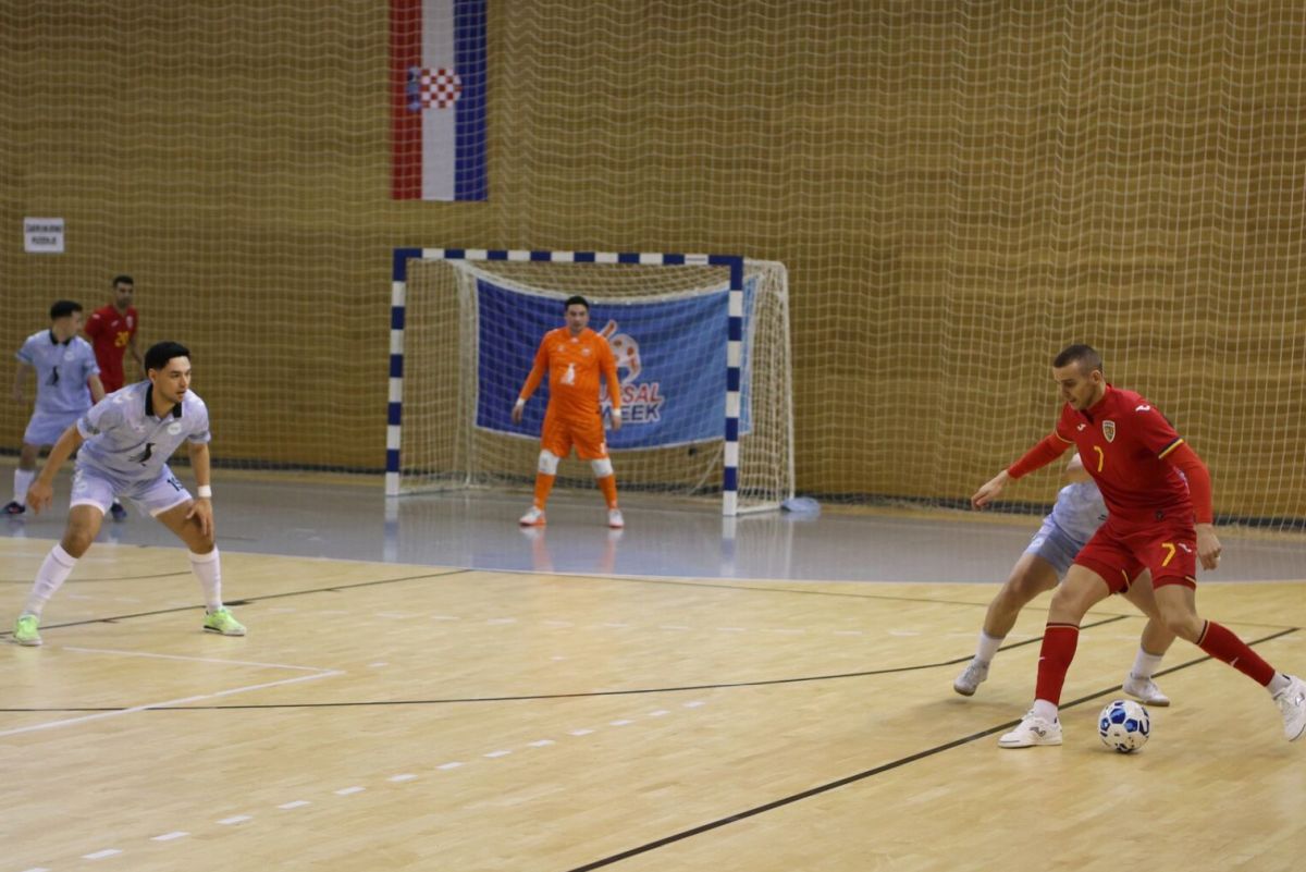 România - Groenlanda la futsal: imagini din sală