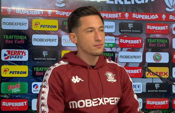Olimpiu Moruțan, primele declarații la Rapid: „Am avut oferte de la alte echipe” + „O să merg în fața galeriei când o să mă cheme să înjur FCSB”