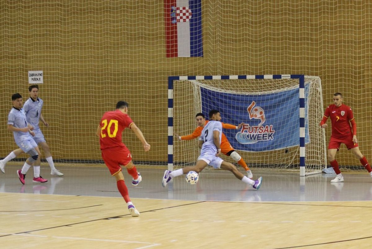 România - Groenlanda la futsal: imagini din sală