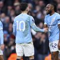 Jucătorii celor de la Manchester City în meciul cu Wolverhampton / Foto: Imago Images