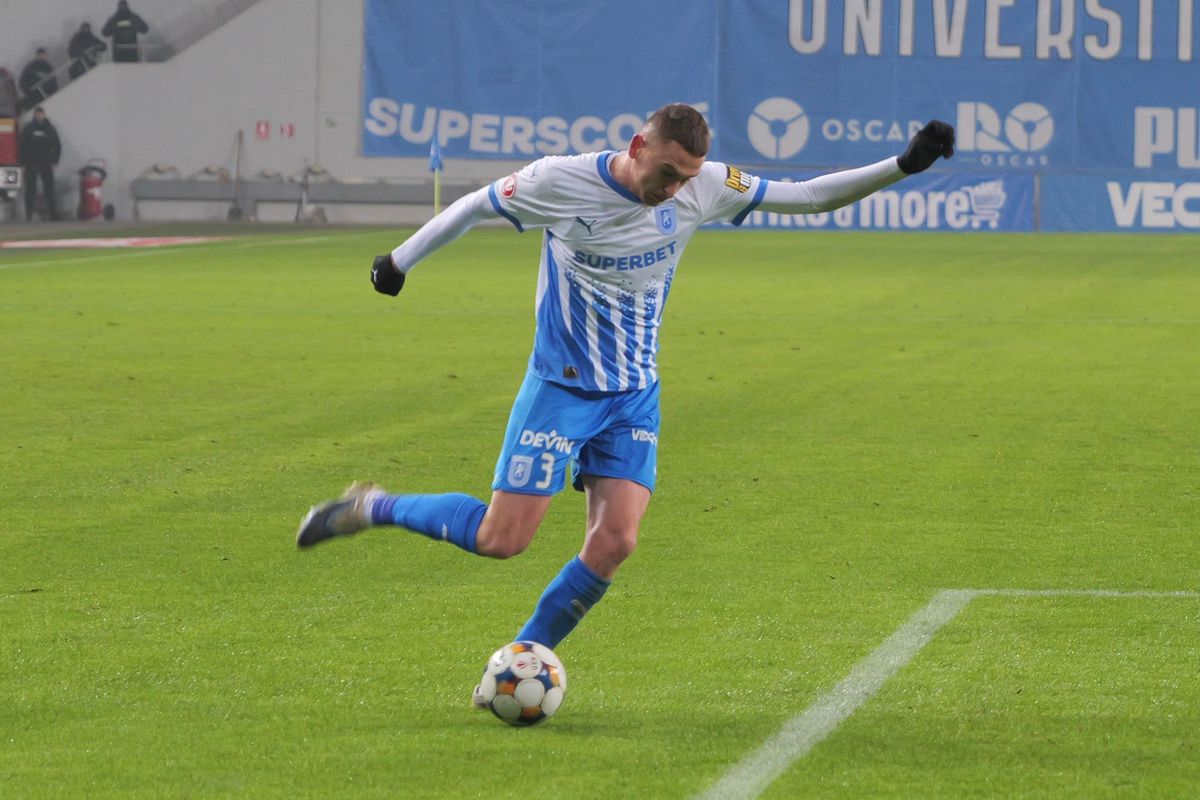 Universitatea Craiova sperie Superliga! Botoșani nu a avut nicio șansă cu oltenii: statistică amețitoare a trupei lui Coelho