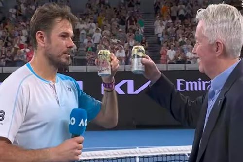 Stan Wawrinka și-a luat rămas bun de la Melbourne într-un mod inedit / foto: X