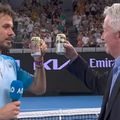 Stan Wawrinka și-a luat rămas bun de la Melbourne într-un mod inedit / foto: X