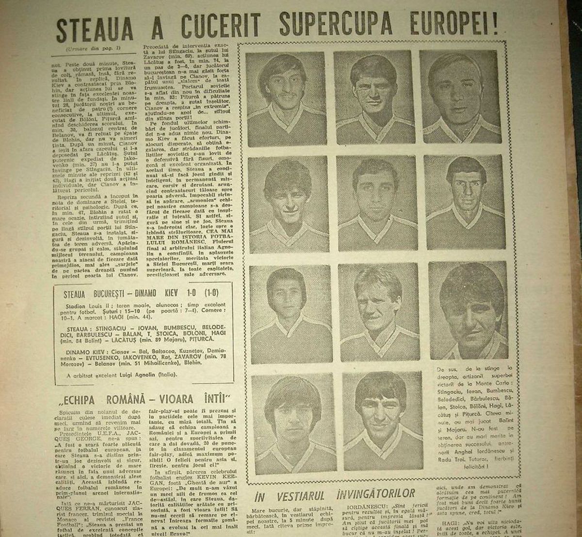 33 de ani de când Steaua devenea supercampioana Europei. Și de când Iordănescu a refuzat ajutorul lui Covaci