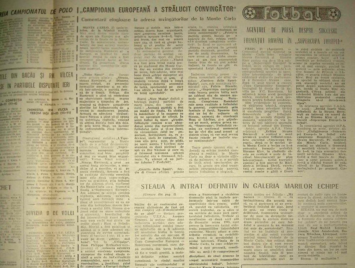 36 de ani de când Steaua a câștigat Supercupa Europei! O poveste neștiută: Iordănescu a refuzat ajutorul unui antrenor imens