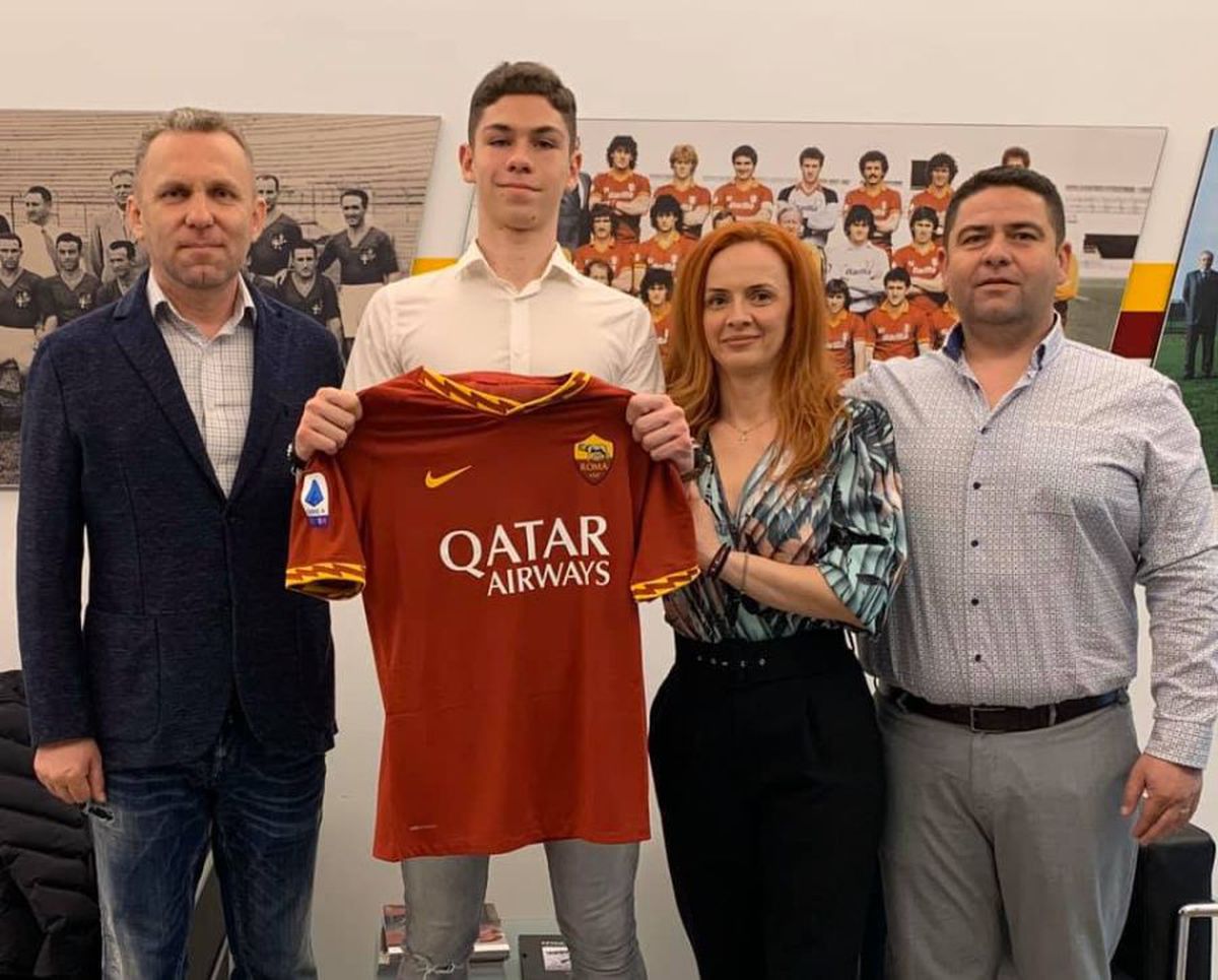GALERIE FOTO Patrick Gânțe, transferat de AS Roma » Încă un român în Serie A
