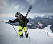 VIDEO+FOTO Imagini spectaculoase din dronă! Creasta Masivului Oslea a fost cucerită de cei mai buni schiori și snowboarderi