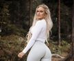 FOTO Ea e „Bianca Drăgușanu a Suediei” » Blonda senzațională a uimit Instagramul cu pozele în colanți, care nu lasă nimic imaginației