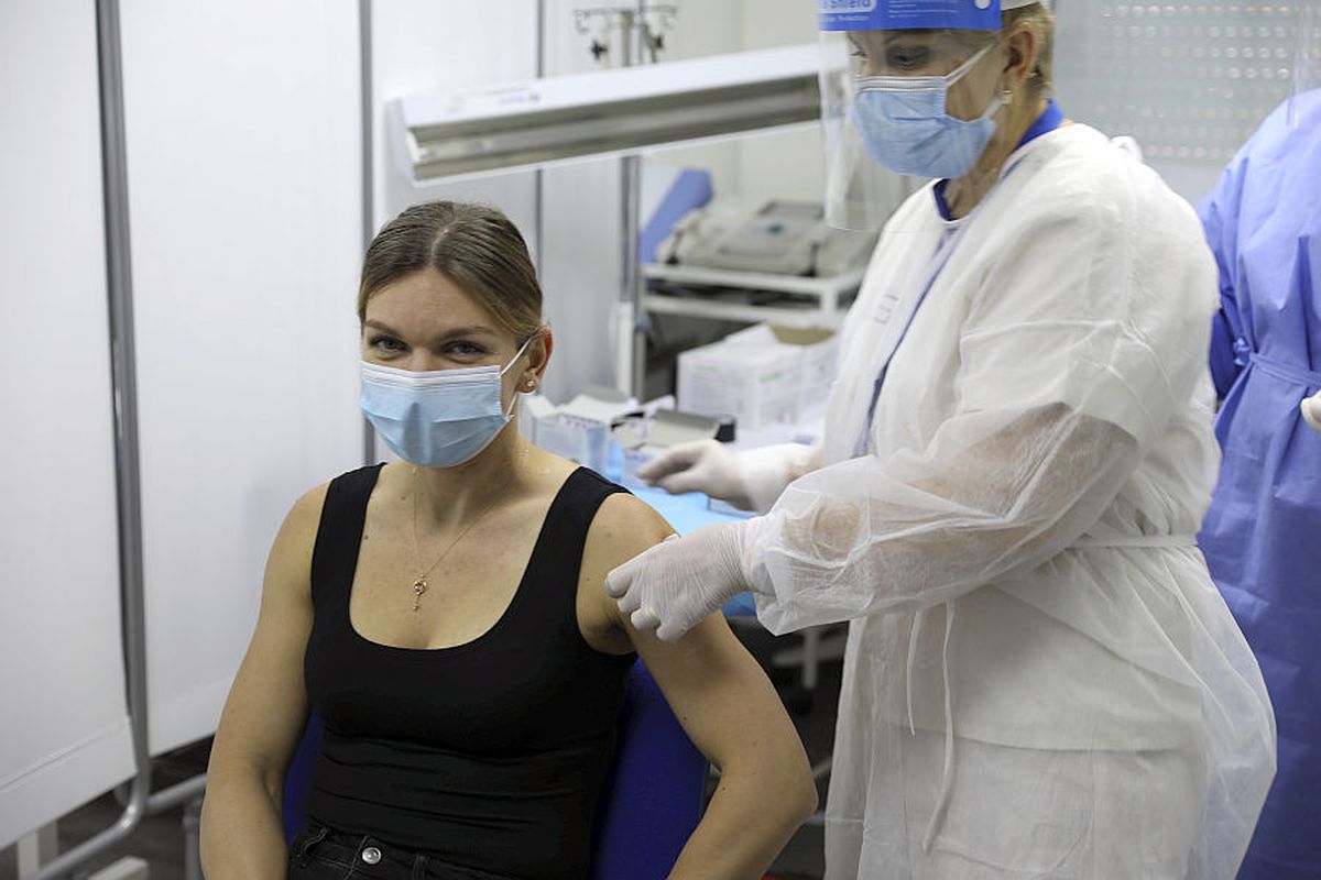 VIDEO Simona Halep s-a vaccinat împotriva coronavirusului: „Este spre binele tuturor. Sunt mai în siguranță” » Ce planuri are acum