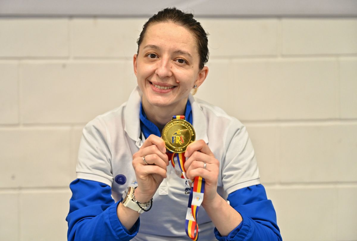Ana Maria Popescu a câștigat din nou titlul de campioană națională la spadă: „Nu credeam că mai sunt în stare să trag la un asemenea nivel”