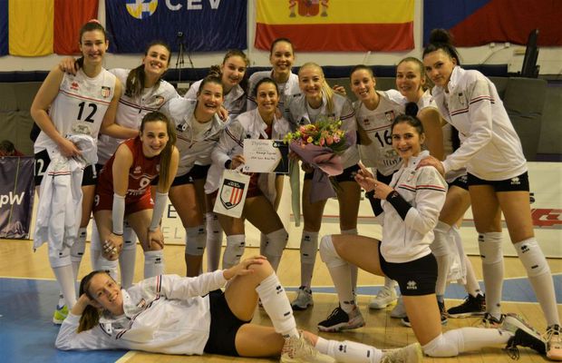 Volei Alba Blaj, victorie în semifinalele Challenge Cup
