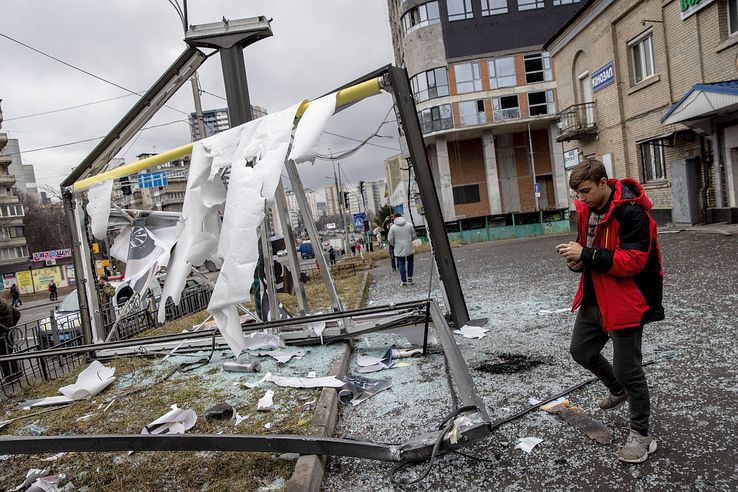 Daunele din Kiev după atacul rușilor