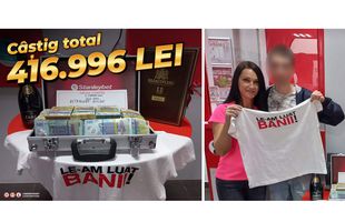 A luat Jackpot-ul de 416.996 lei: "Am început să plâng"