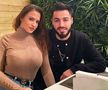Andrei Ciobanu (25 de ani), mijlocașul Rapidului, și Adelina formează un cuplu din 2017. Cei doi sunt de nedespărțit.