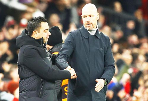 Erik ten Hag și Xavi, foto: Imago