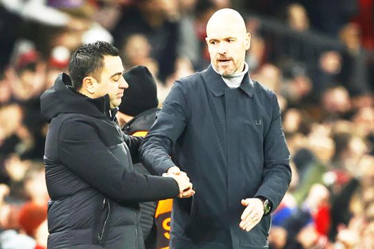 Erik ten Hag și Xavi, foto: Imago