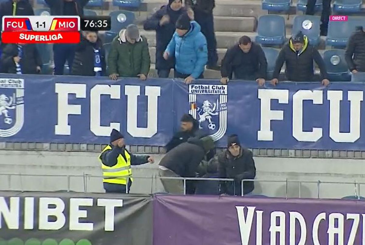 Probleme în stadion la FCU Craiova - CS Mioveni