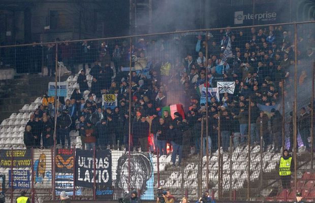 Imaginea care a șocat joi seara, în Gruia, la CFR - Lazio: apariție neobișnuită în repriza a doua