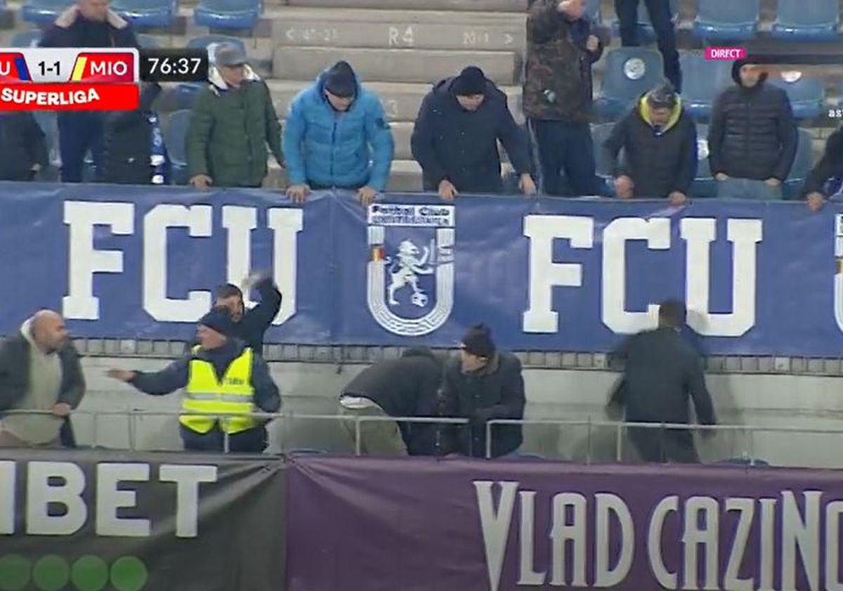 Probleme în stadion la FCU Craiova - CS Mioveni