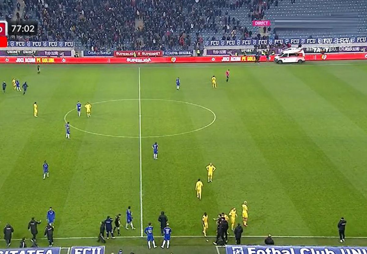 Probleme în stadion la FCU Craiova - CS Mioveni