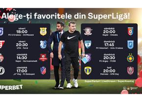 Prinde SuperCotele pentru etapa din SuperLigă!