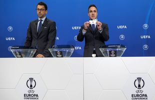 S-au tras la sorți „optimile” de finală din UEFA Europa Conference League! Peste cine vor da fostele adversare ale lui CFR Cluj și FCSB-ului