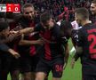 Bucuria lui Granit Xhaka după golul înscris în partida Leverkusen - Mainz, foto: captură de ecran YouTube Bundesliga