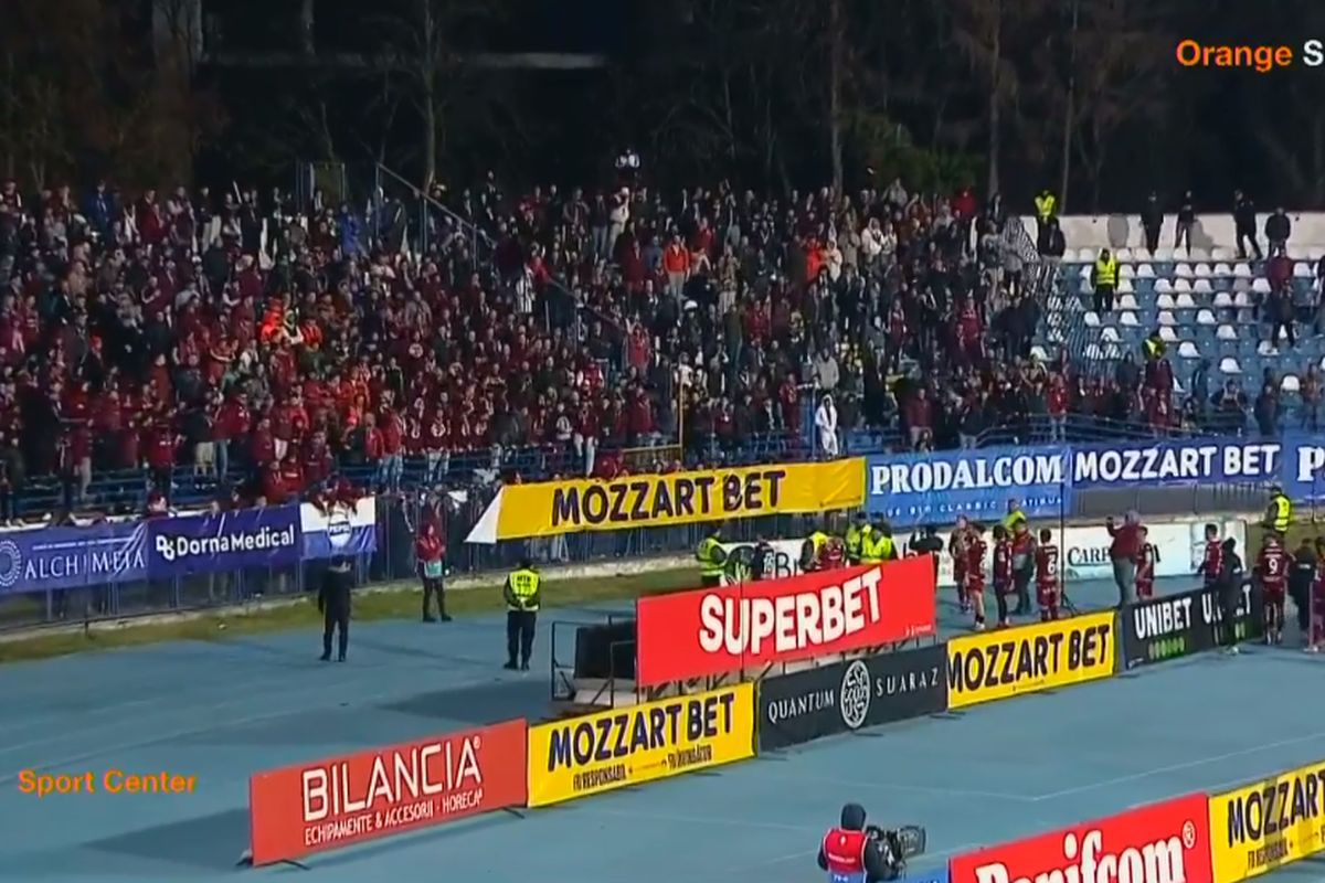 Galeria Rapidului n-a acceptat eșecul de la Iași! Imaginile surprinse imediat după meci: „Chiar nu înțeleg reacția”