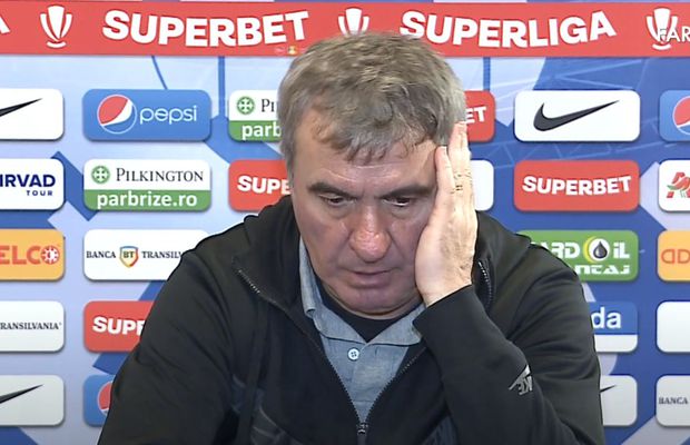 Hagi și-a distrus jucătorii în conferință: „Poate s-au plictisit de mine! Dacă mă enervează, asta fac!”