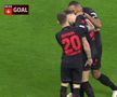Bucuria lui Granit Xhaka după golul înscris în partida Leverkusen - Mainz, foto: captură de ecran YouTube Bundesliga