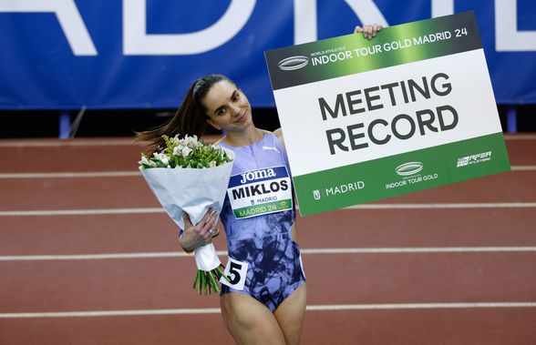 Încălzire pentru Campionatele Mondiale în sală de la Glasgow » Andrea Miklos s-a impus în proba de 400 m în concursul de la Madrid, ultimul din World Indoor Tour