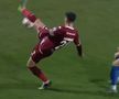 Cristian Săpunaru (39 de ani) a greșit flagrant în minutul 54 al meciului Poli Iași - Rapid, când giuleștenii erau în avantaj, scor 1-0 / FOTO: Captură TV @Orange Sport 1