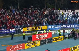 Galeria Rapidului n-a acceptat eșecul de la Iași! Imaginile surprinse imediat după meci: „Chiar nu înțeleg reacția”