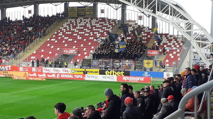 Galeria Petrolului la Arad Rednic nu glumește! UTA Arad câștigă și duelul de play-off cu Petrolul și e la egalitate cu locul 6 din Superliga