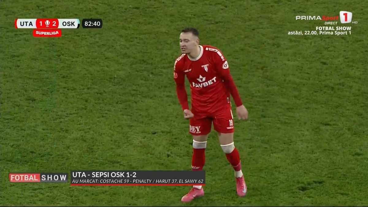 Reprobabil! Valentin Costache, gest obscen la adresa unui adversar » Camerele TV au surprins totul