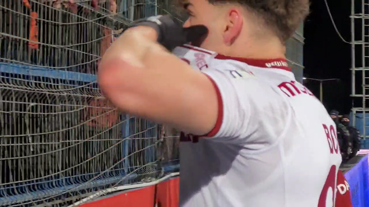 Imagini de la finalul meciului Farul - Rapid